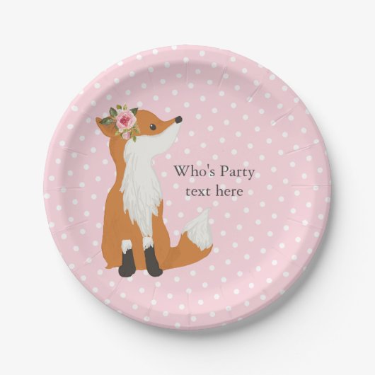 Nebelwald, niedlich pappteller (Vorderseite)