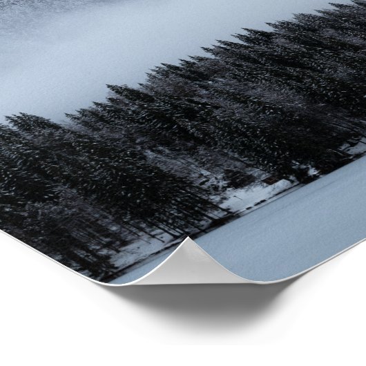 Nebelwald Poster (Ecke)