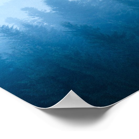 Nebelwald Poster (Ecke)