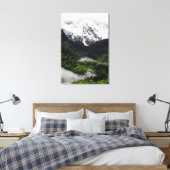 Nebelwald unter den Bergen Leinwanddruck (Insitu (Schlafzimmer))