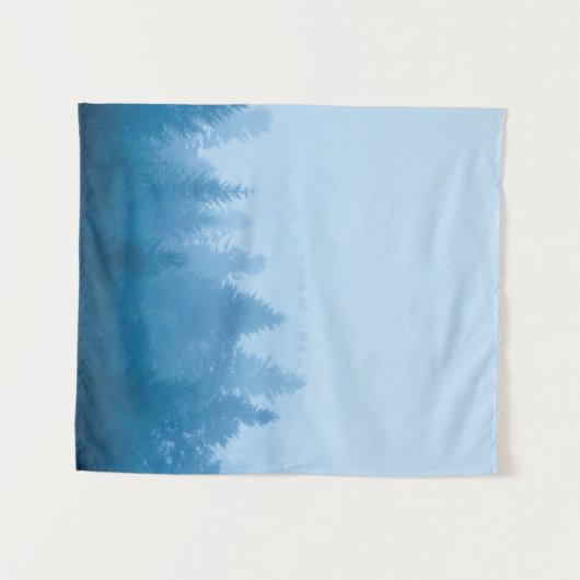 Nebelwald Wandteppich (Vorderseite (Horizontal))