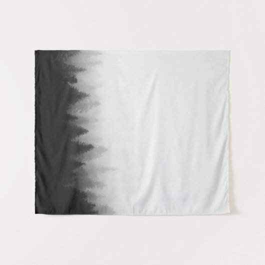 Nebelwald Wandteppich (Vorderseite (Horizontal))