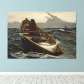 Nebelwarnung Leinwanddruck (Insitu (Holzboden))