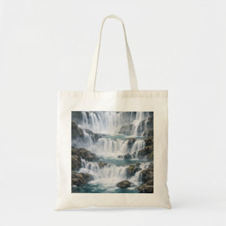 Nebelwasserfall-Landschaft Tragetasche