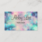 Nebelwolke-Nebel-Weltraumgalaxie Visitenkarte (Vorderseite)