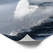 Nebelwolken über dem Berg Grintovec, Slowenien Poster (Ecke)