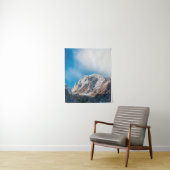 Nebelwolken über den Bergen Wandteppich (Beispiel)