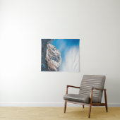 Nebelwolken über den Bergen Wandteppich (Beispiel (Horizontal))