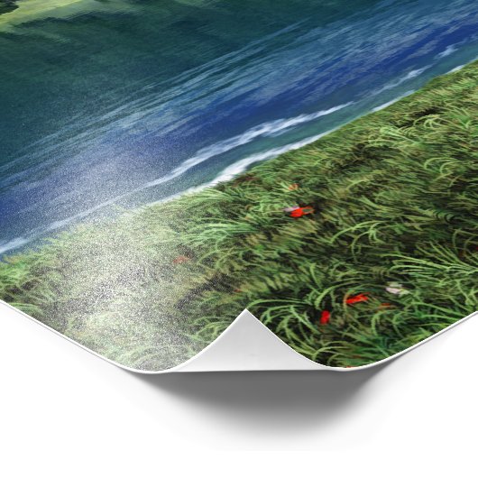 Neben Deep Waters Foto Print (Ecke)