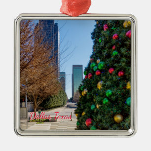 Neben dem Dallas Weihnachtsbaum Metal Ornament Aus Metall