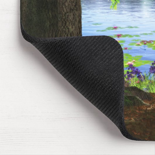 Neben dem ruhigen Wasser Mousepad (Ecke)