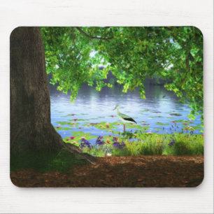 Neben dem ruhigen Wasser Mousepad
