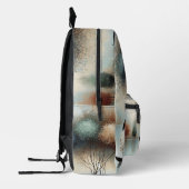 Neben dem Ruhigen Watt Designer-Backpack Bedruckter Rucksack (Links)