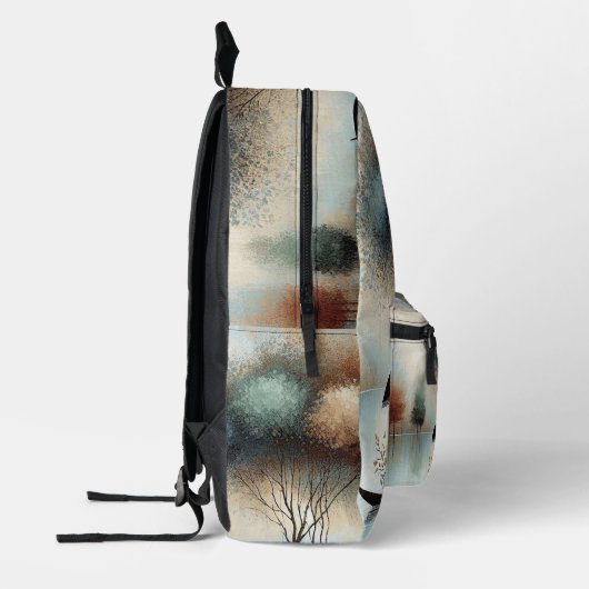 Neben dem Ruhigen Watt Designer-Backpack Bedruckter Rucksack (Links)