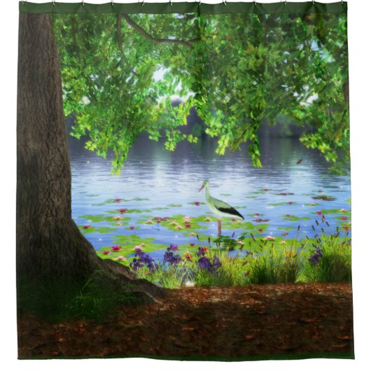 Neben dem Standduschvorhang Duschvorhang (Vorderseite)