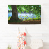 Neben dem Stillwasserbanner Banner (Insitu)