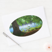 Neben den Stillwasserklebern Ovaler Aufkleber (Umschlag)