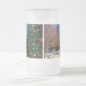 Neben der Dallas Weihnachtsbaum Mattierte Glasbien Mattglas Bierglas (Mittel)