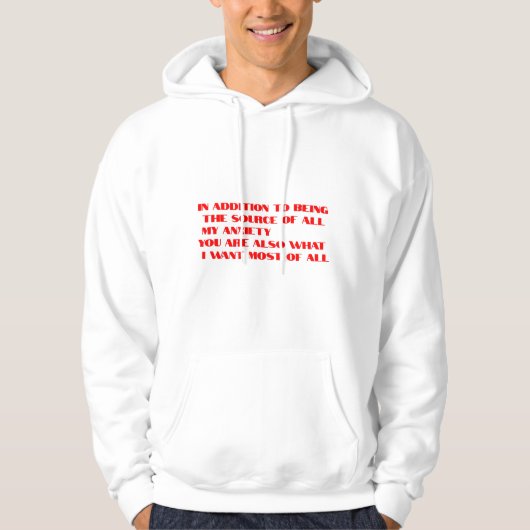 Neben der Quelle all meiner Befürchtungen, Hoodie (Vorderseite)