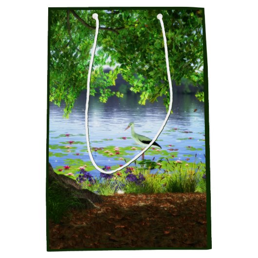 Neben der stillen Wassergifttasche Mittlere Geschenktüte (Vorderseite)