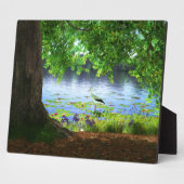 Neben der stillen Wasserschicht Fotoplatte (Seite)