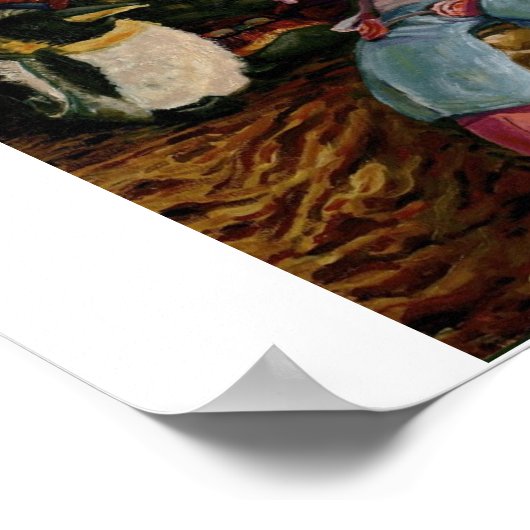 Neben einem Pinguin-Plakat Poster (Ecke)