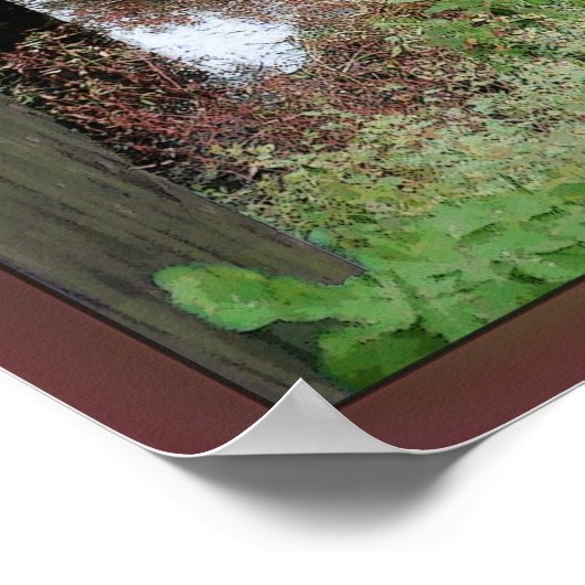 Neben einer Covered Bridge Poster (Ecke)