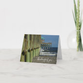 Neben Folly Pier Denken Sie an Sie Karte (Vorderseite)