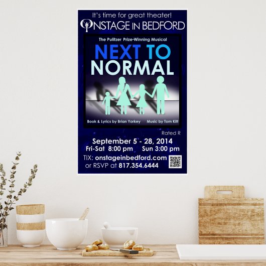 NEBEN NORMALEM Poster (Küche)