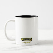 Neben ruhiger Wasser-Kaffeetasse Zweifarbige Tasse (Links)