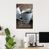 Neben Schokolade Poster (Heimbüro)