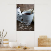 Neben Schokolade Poster (Küche)