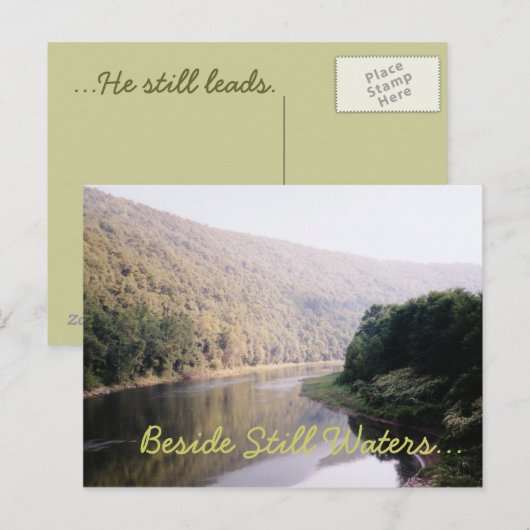 Neben Stillwasser Postkarte (Vorne/Hinten)