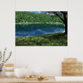 Neben tiefen Gewässern drucken Poster (Küche)