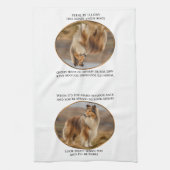 Neben You Collie Geschirrtuch (Vertikal)