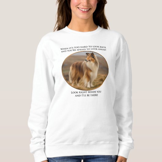 Neben You Collie Sweatshirt (Vorderseite)