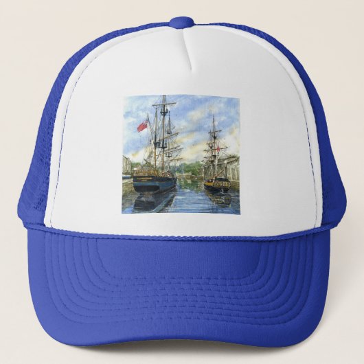 "Nebeneinander" Hut Truckerkappe (Vorderseite)