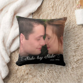 Nebeneinander kundenspezifisches Foto/Datum Kissen (Decke)