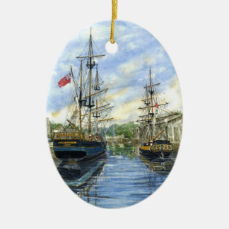 "Nebeneinander" verzieren Sie Keramik Ornament