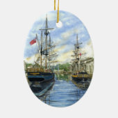 "Nebeneinander" verzieren Sie Keramik Ornament (Hinten)