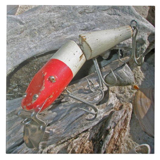 Nebenfluss Döbel verbundener Pikie Redhead-Köder - Fliese (Vorderseite)