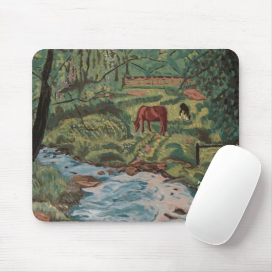 Nebenfluss-Landschaftmousepad Mousepad (Mit Mouse)