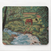 Nebenfluss-Landschaftmousepad Mousepad (Vorne)