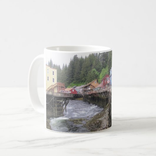 Nebenfluss-Straße Ketchikan, Alaska Kaffeetasse (Vorderseite Links)