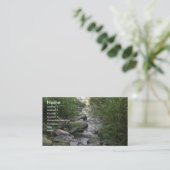 Nebenfluss-Visitenkarte Visitenkarte (Stehend Vorderseite)
