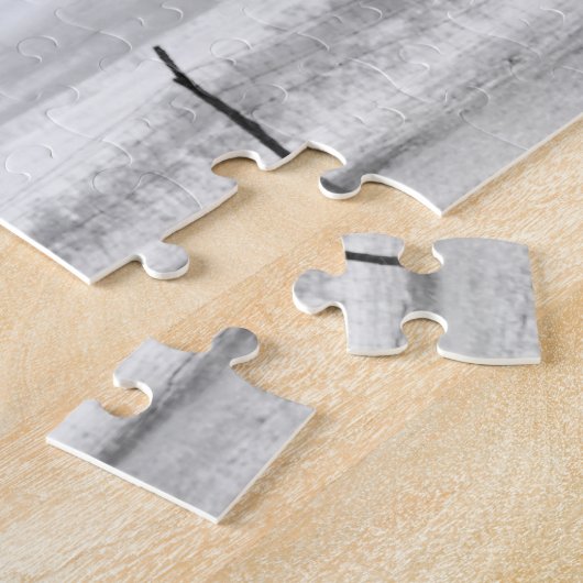 Nebengebäude im Winter-Puzzlespiel Puzzle (Seite)