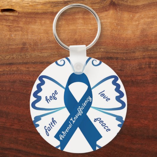 Nebenniereninsuffizienz: Wir brauchen Ihre Unterst Schlüsselanhänger (Vorderseite)