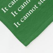 Nebennierenrindenkrebs-Bewusstseinsband Fleecedecke (Ecke)