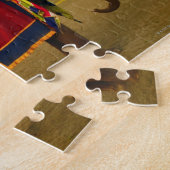 Nebenprofil eines Elefanten, Taj Mahal, Indien Puzzle (Seite)