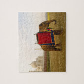 Nebenprofil eines Elefanten, Taj Mahal, Indien Puzzle (Vertikal)